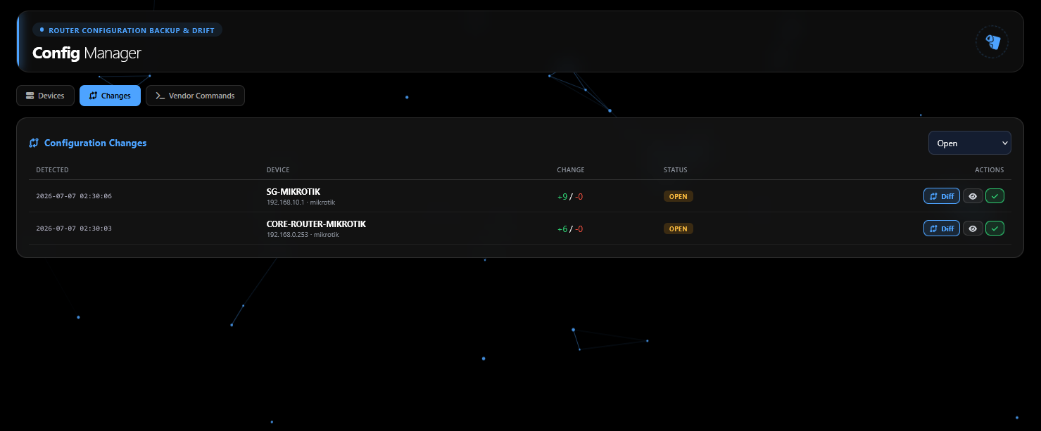 Config Manager screenshot