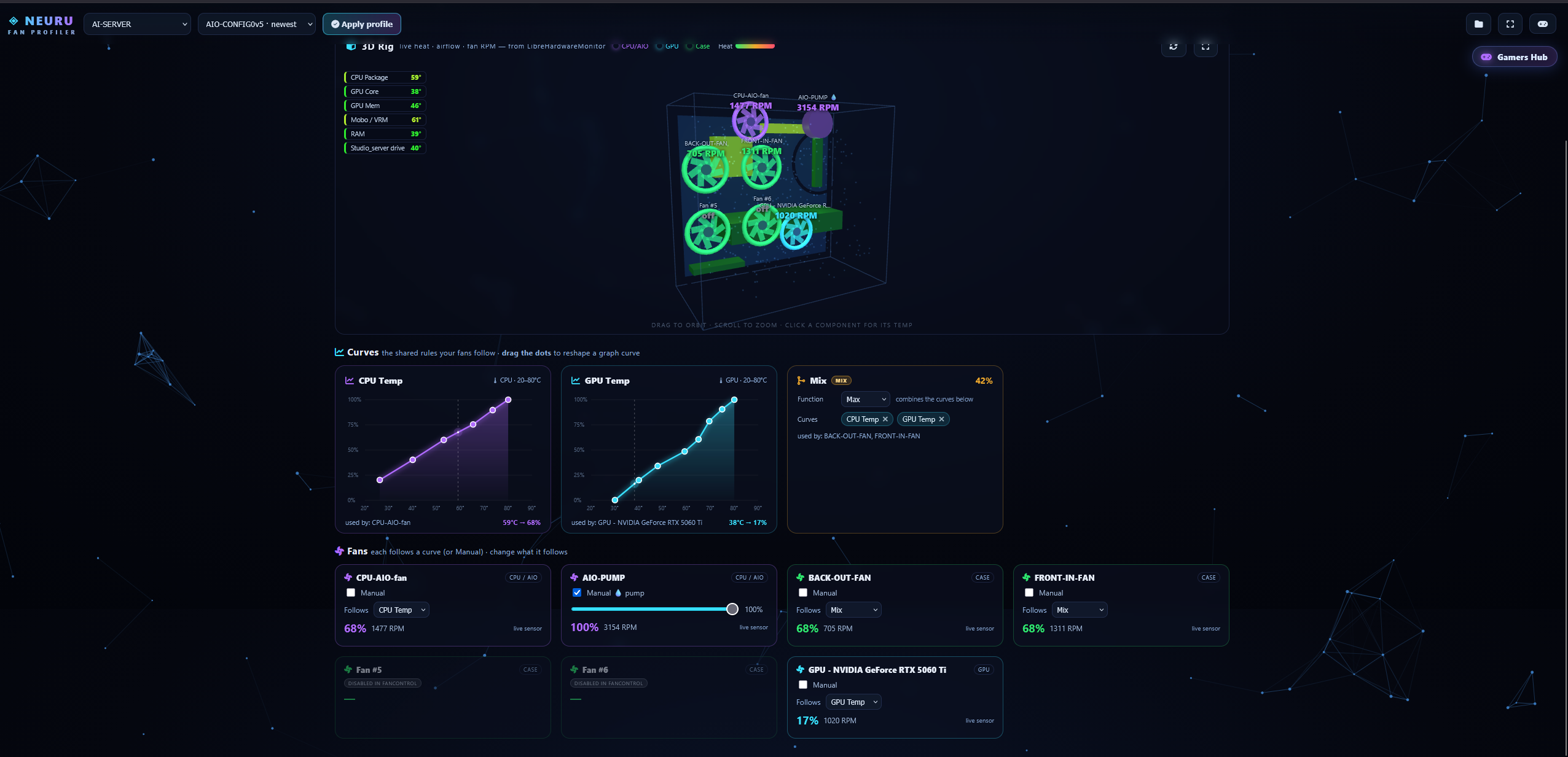 Fan Profiler screenshot