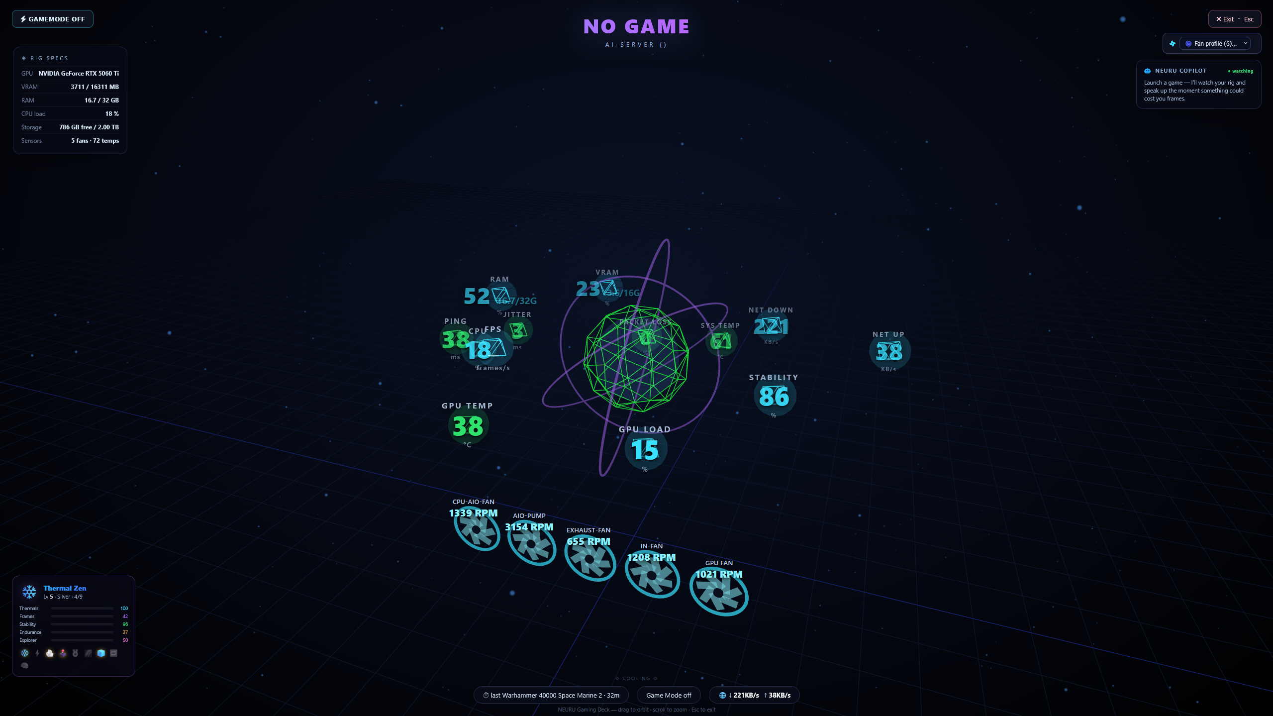 Gaming Deck screenshot