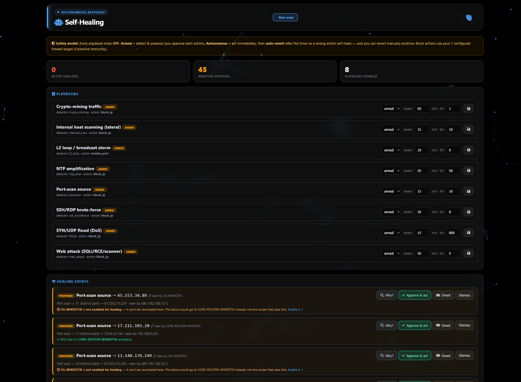 Self-Healing screenshot