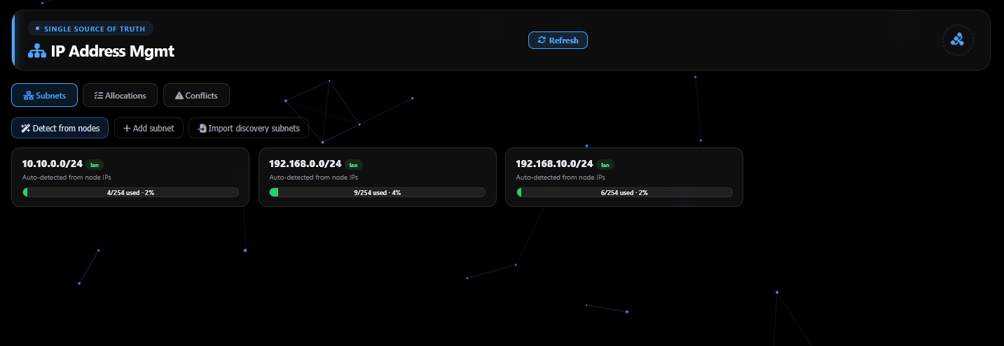 IPAM screenshot